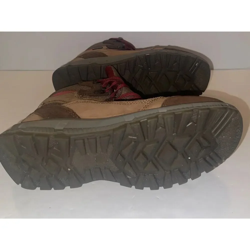 Alpine Design Womens‎ Ascendere Hiking Boot Size 7.5 Brown /tan/red